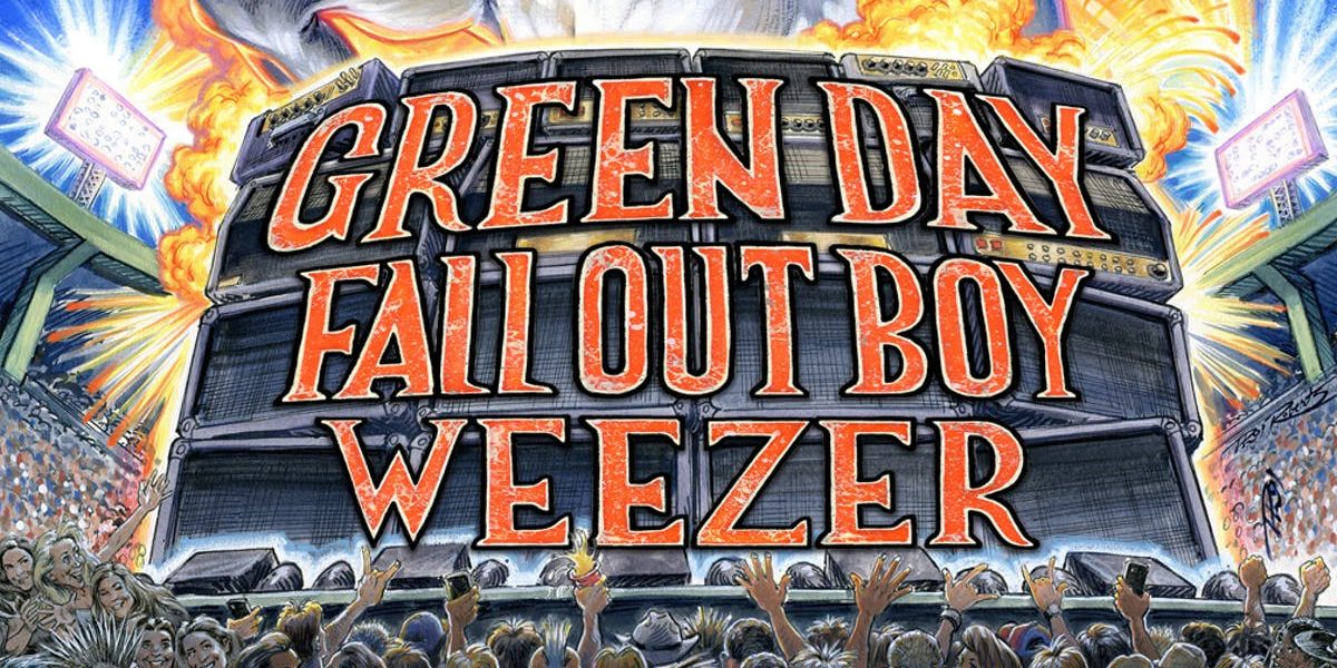 Hella Mega Tour, la gira que une a Green Day, Weezer y Fall Out Boy