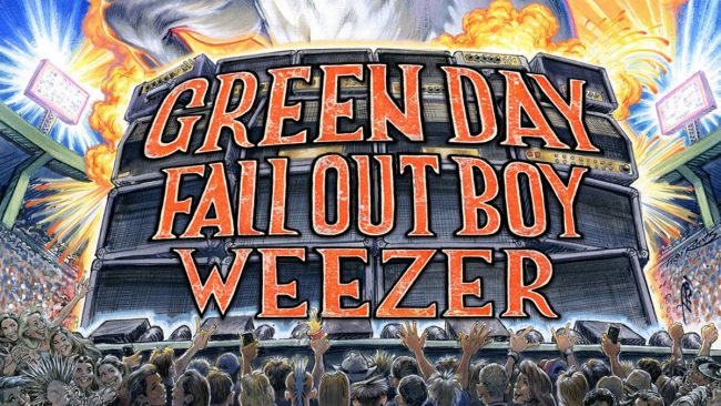 Hella Mega Tour, la gira que une a Green Day, Weezer y Fall Out Boy